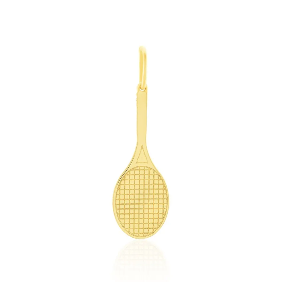 Pendentif Julius Sport Tennis Or Jaune