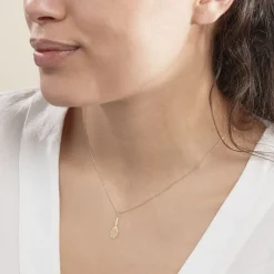 Pendentif Julius Sport Tennis Or Jaune