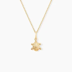 Pendentif Kalinka Tortue Or Jaune