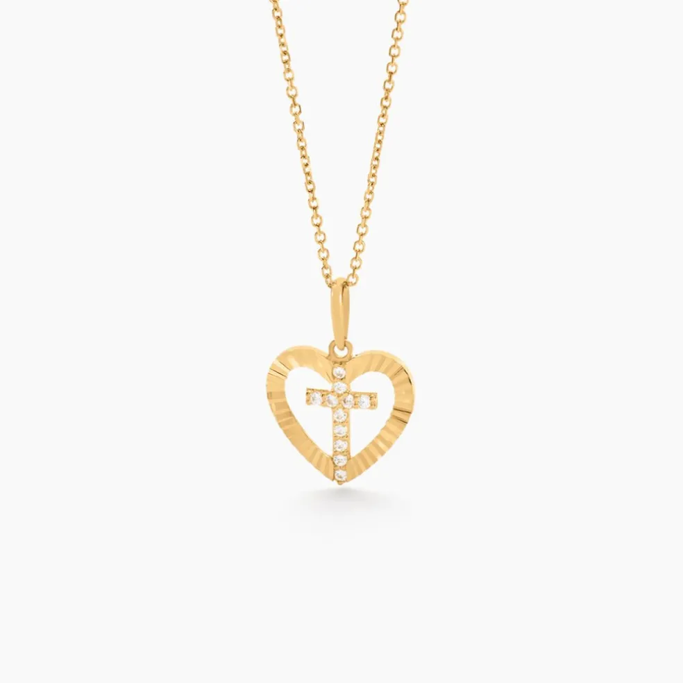 Pendentif Kallistrate Or Jaune Oxyde De Zirconium