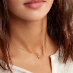 Pendentif Kees Or Jaune Oxyde De Zirconium