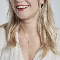 Pendentif Khadya Or Jaune Oxyde De Zirconium