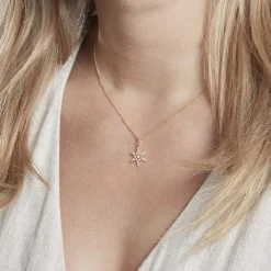 Pendentif Khadya Or Jaune Oxyde De Zirconium