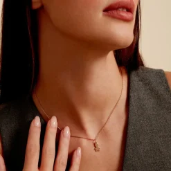 Pendentif Kids Plaque Or Doré