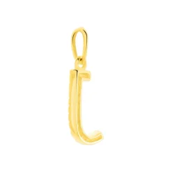 Pendentif Klementine Lettre J Or Jaune Oxyde