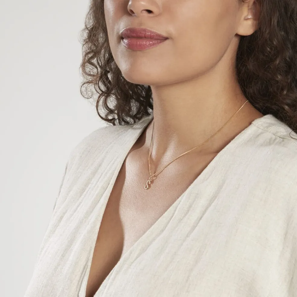 Pendentif Klementine Or Jaune Oxyde De Zirconium