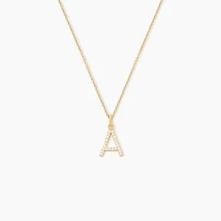 Pendentif Klementine Or Jaune Oxyde De Zirconium