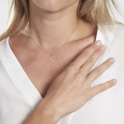 Pendentif Klementine Or Jaune Oxyde De Zirconium