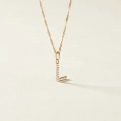 Pendentif Klementine Or Jaune Oxyde De Zirconium