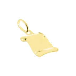 Pendentif Lamie Zodiaque Parchemin Or Jaune