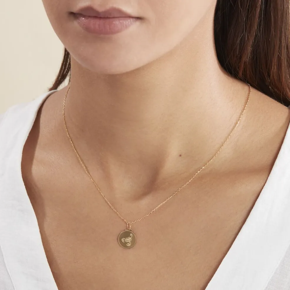 Pendentif Lamie Zodiaque Or Jaune