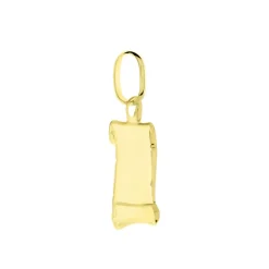 Pendentif Lamie Zodiaque Parchemin Or Jaune