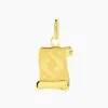 Pendentif Lamie Zodiaque Parchemin Or Jaune
