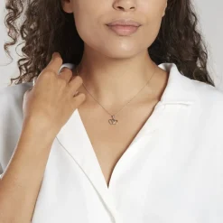 Pendentif Lehinaae Argent Blanc