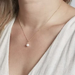 Pendentif Lenonie Or Jaune Perle De Culture