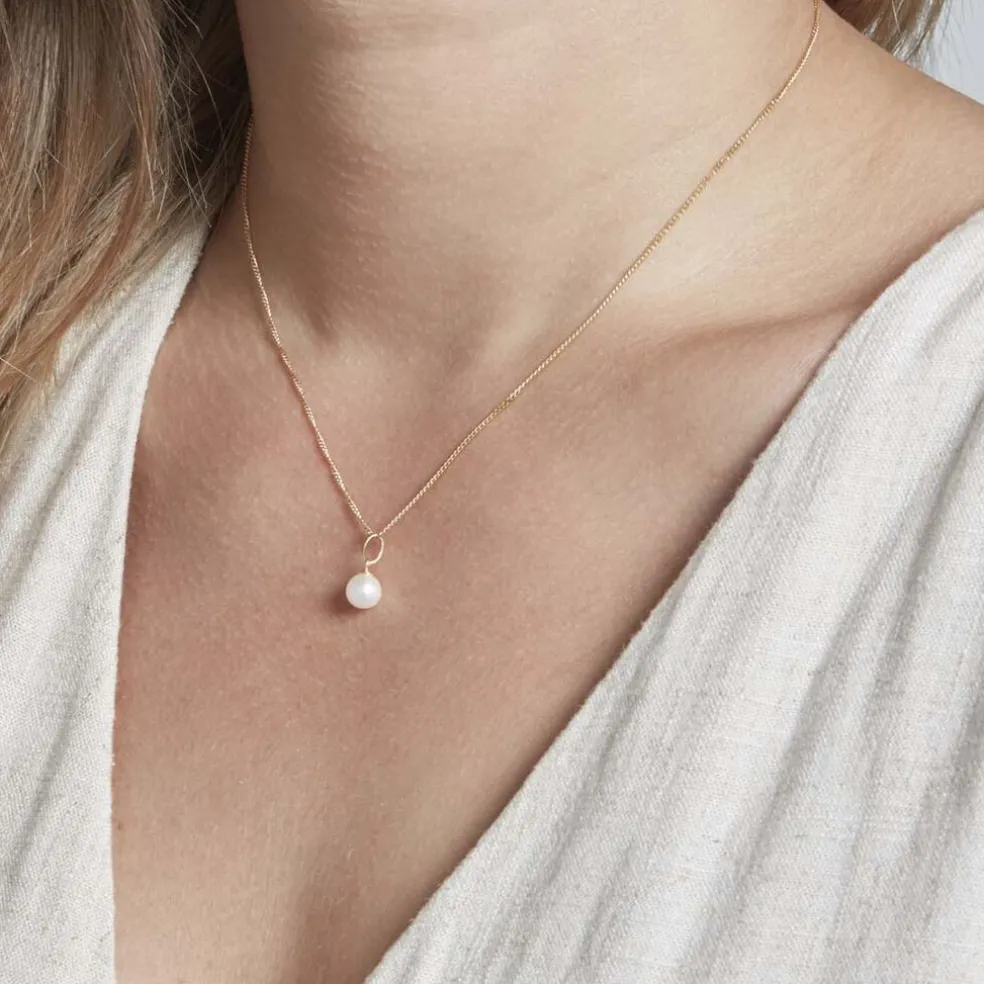 Pendentif Lenonie Or Jaune Perle De Culture