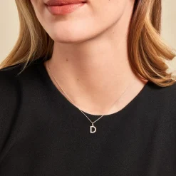 Pendentif Lettre K Or Jaune Oxyde