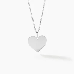 Pendentif Lisa Or Blanc