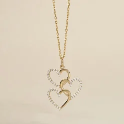 Pendentif Lovely Or Jaune Oxyde De Zirconium