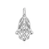 Pendentif Luce-marie Argent Blanc