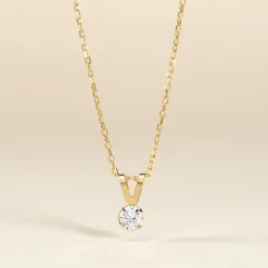 Pendentif Mabila Or Jaune Oxyde De Zirconium