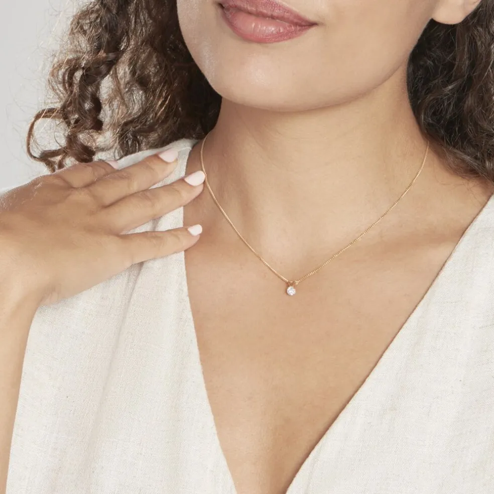 Pendentif Mabila Or Jaune Oxyde De Zirconium