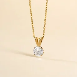 Pendentif Mabila Or Jaune Oxyde De Zirconium