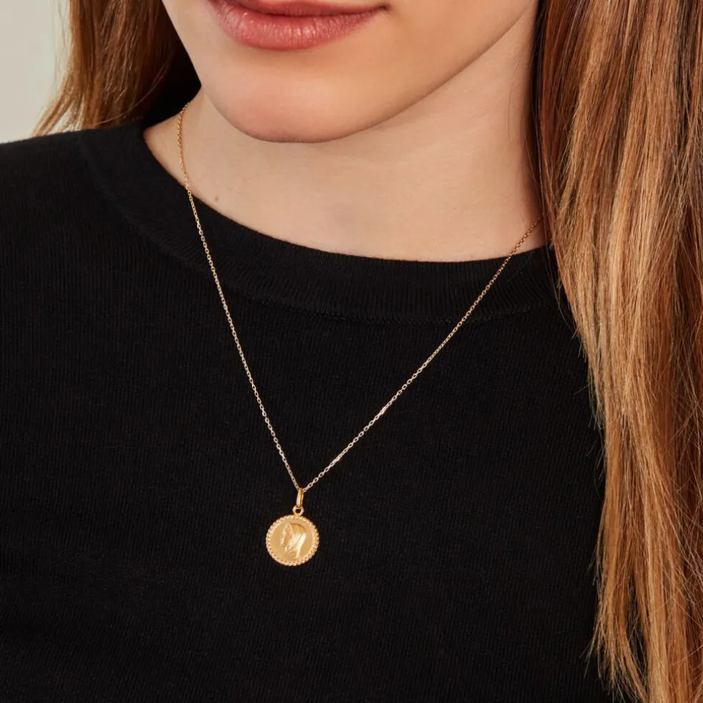Pendentif Marie Or Jaune