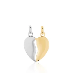 Pendentif Marie-stephanie Plaqué Or Bicolore