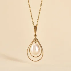 Pendentif Martyna Or Jaune Perle De Culture