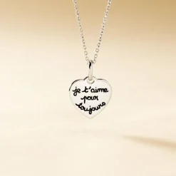 Pendentif Mayliss Argent Blanc