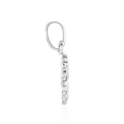 Pendentif Meylin Argent Blanc