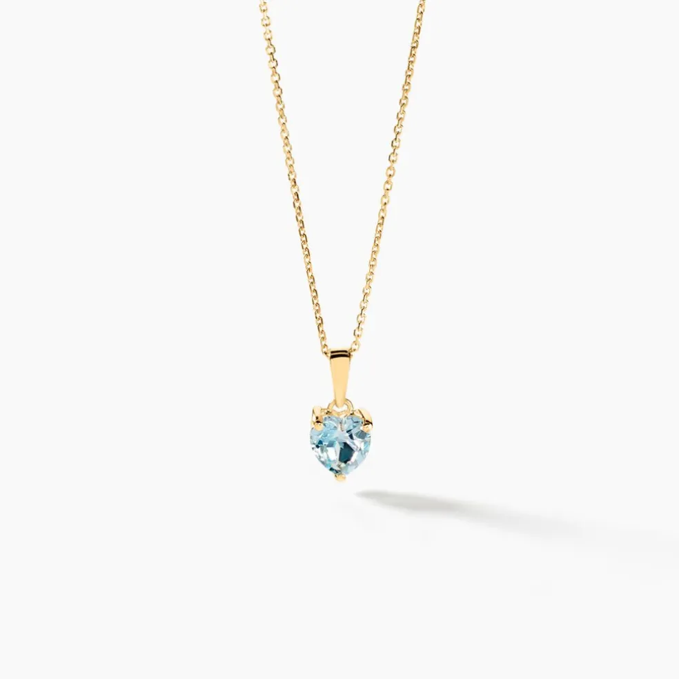 Pendentif Miyah Or Jaune Topaze