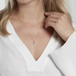 Pendentif Miyah Or Jaune Topaze