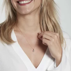 Pendentif Miyah Or Jaune Topaze