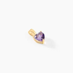 Pendentif Miyah Or Jaune Amethyste