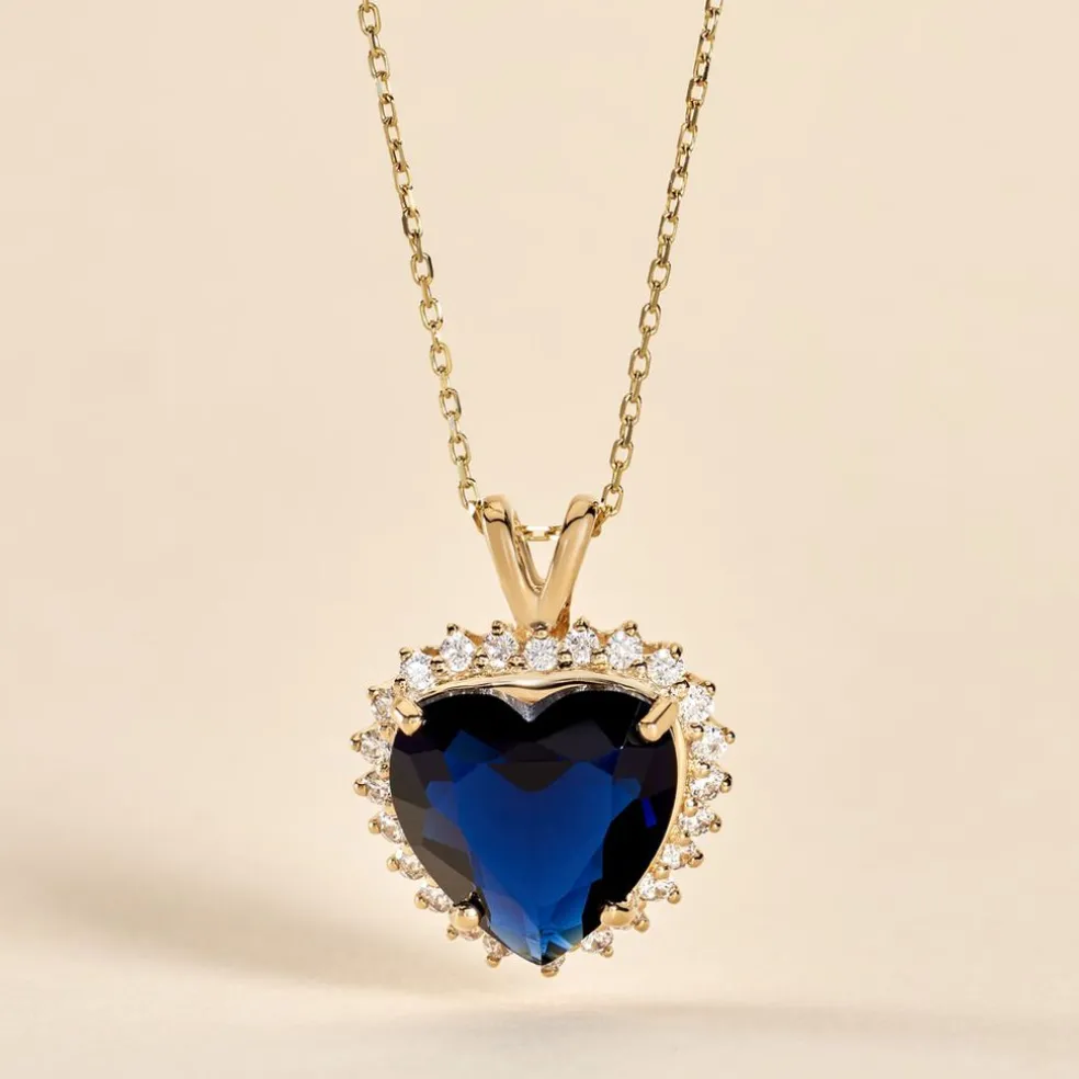 Pendentif Nelsa Plaqué Or Jaune Oxyde De Zirconium