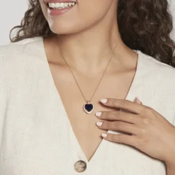 Pendentif Nelsa Plaqué Or Jaune Oxyde De Zirconium