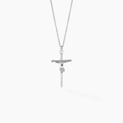 Pendentif Nessahae Argent Blanc