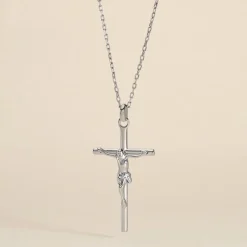 Pendentif Nessahae Argent Blanc