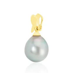 Pendentif Nilma Or Jaune Perle De Culture De Tahiti Et Diamant