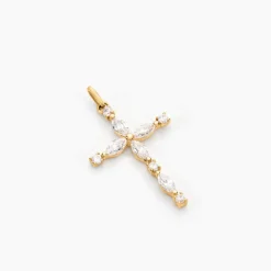 Pendentif Nioclas Or Jaune Oxyde De Zirconium