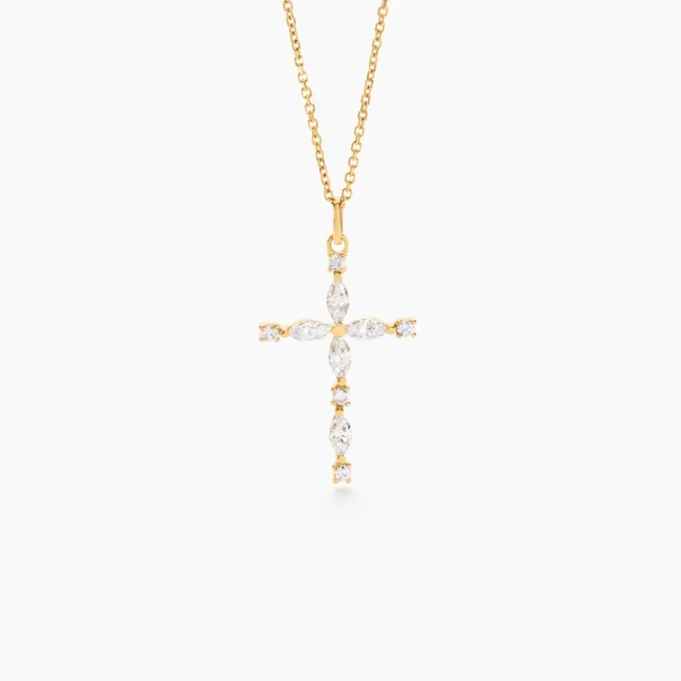 Pendentif Nioclas Or Jaune Oxyde De Zirconium