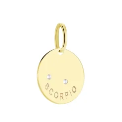 Pendentif Or Jaune Astraea Oxyde De Zirconium