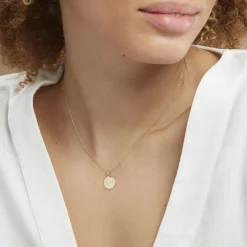 Pendentif Or Jaune Astraea Oxyde De Zirconium