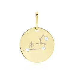Pendentif Or Jaune Astraea Oxyde De Zirconium