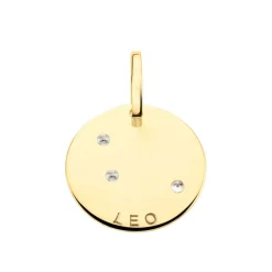 Pendentif Or Jaune Astraea Oxyde De Zirconium