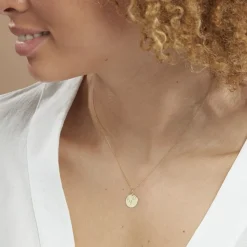 Pendentif Or Jaune Astraea Oxyde De Zirconium