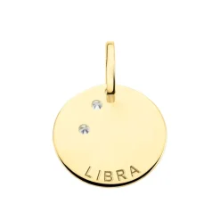 Pendentif Or Jaune Astraea Oxyde De Zirconium