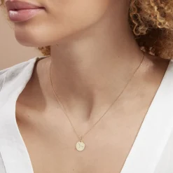 Pendentif Or Jaune Astraea Oxyde De Zirconium